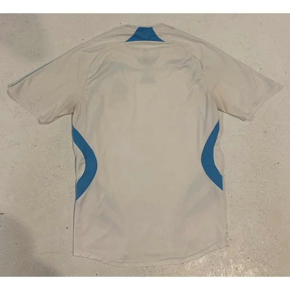 Adidas OLYMPIQUE MARSEILLE 2007-2008 Home Soccer Futbol Jersey Mens S (695732)